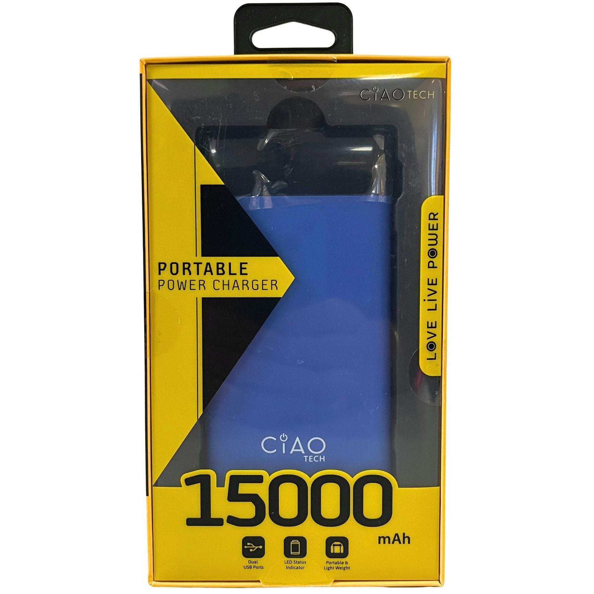 Ciao Tech 150000 Mah Metallic Powerbank in Navy Blue image