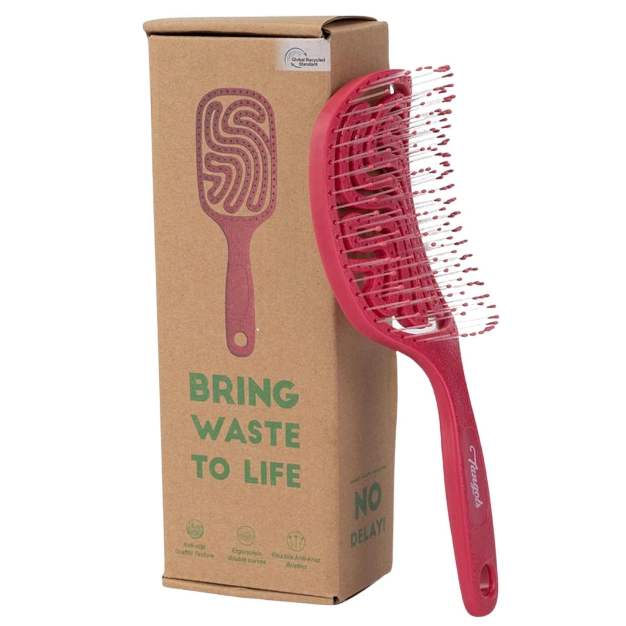 Tangols Gentle Detangling Hair Brush in Red