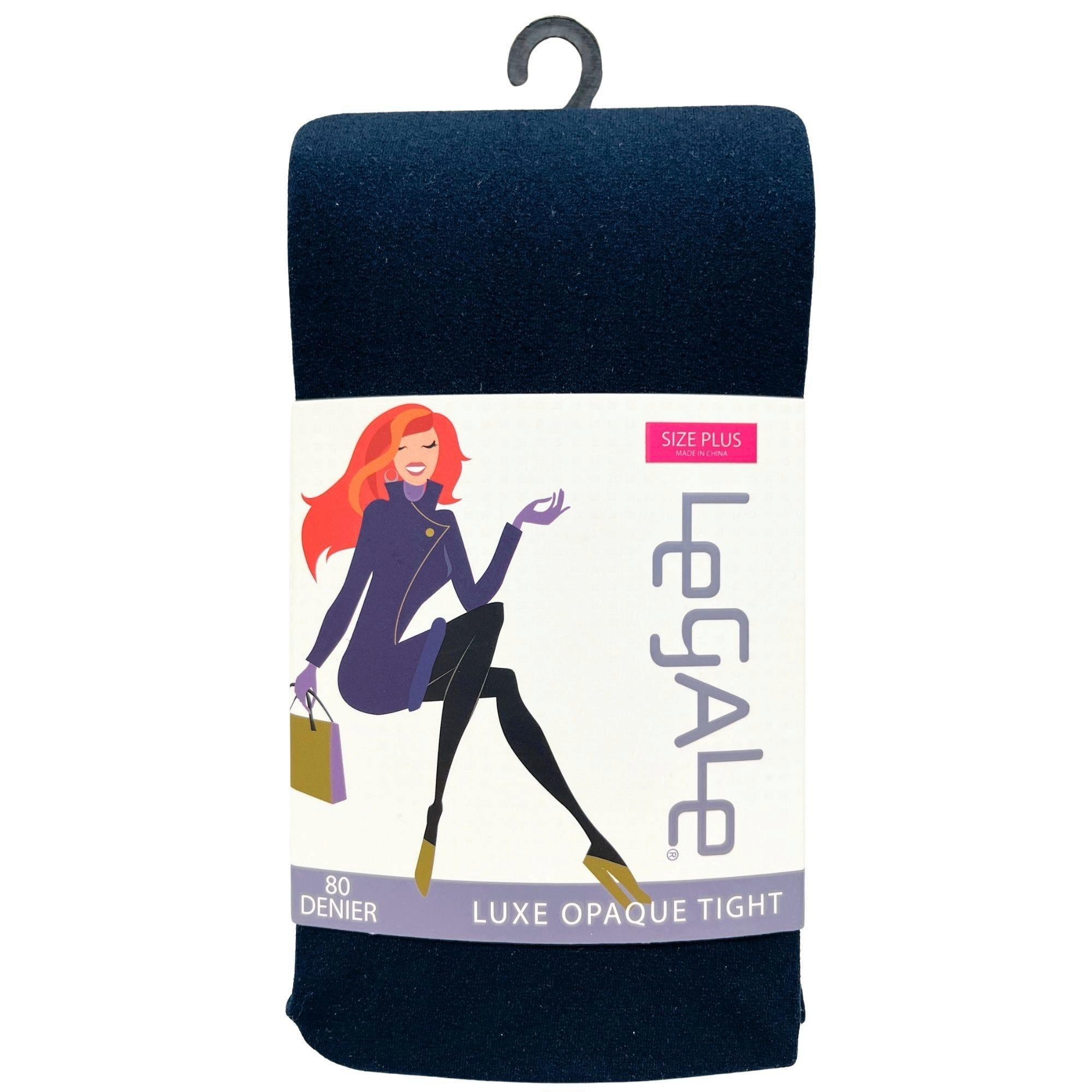 Legale 80D Luxe Opaque Tights Size Plus Navy image