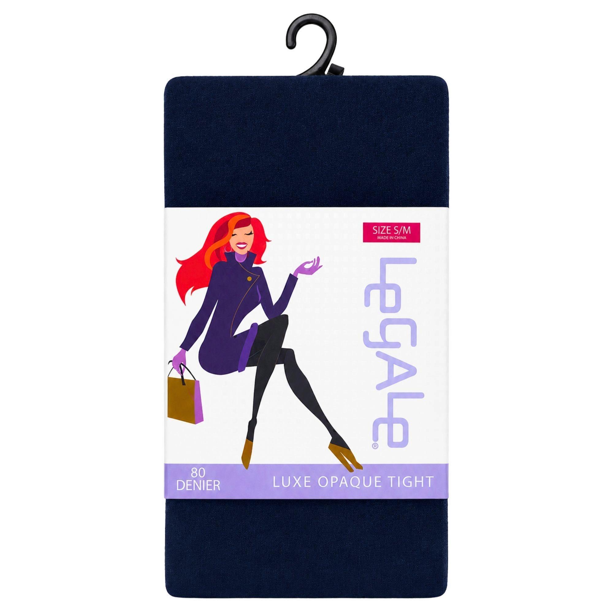 Legale 80D Luxe Opaque Tights Size SM Navy image