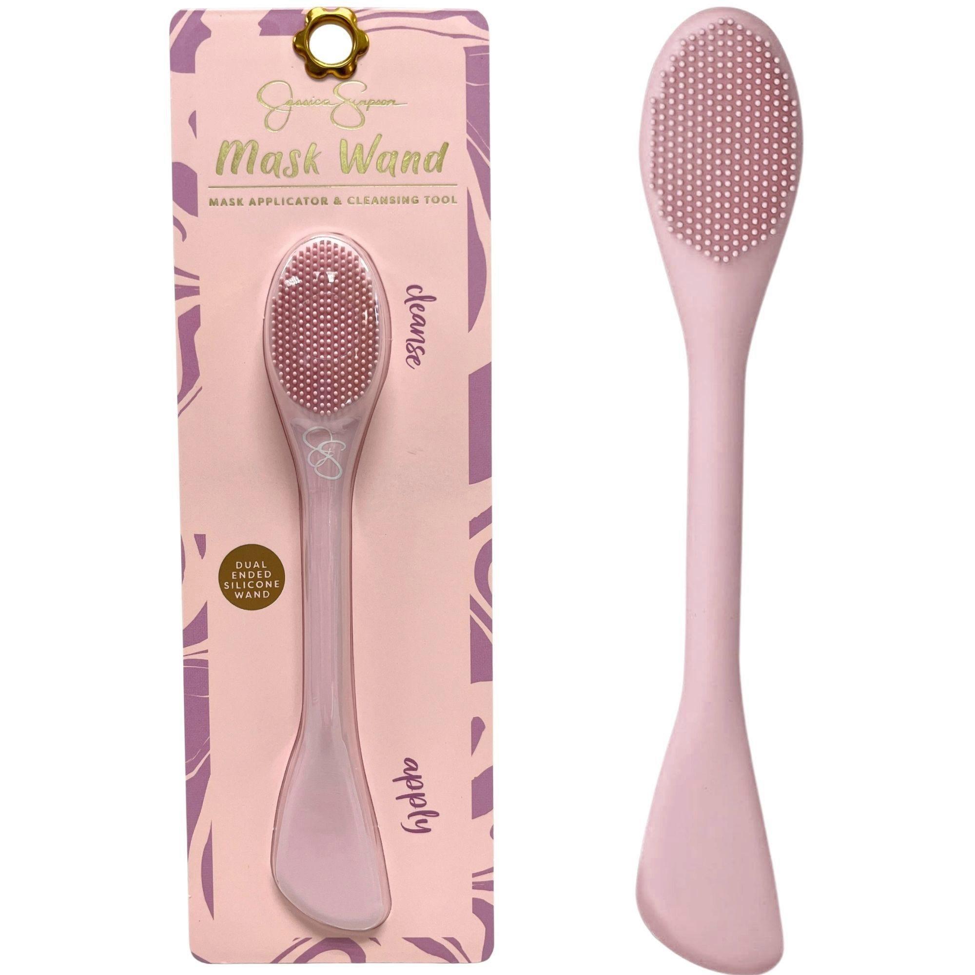 Jessica Simpson Dual Ended Silicone Mask Wand Applicator & Cleansing Tool in Pink image
