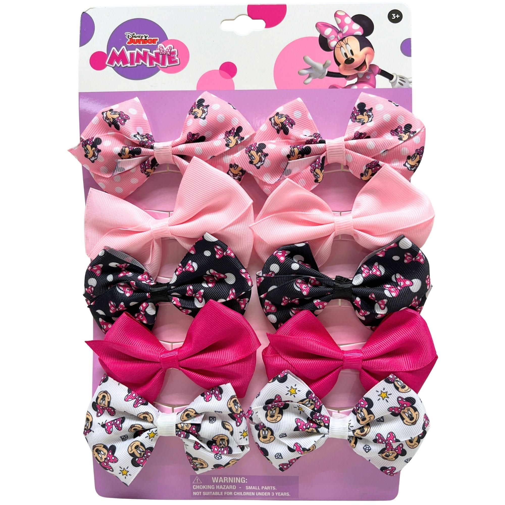 Minnie Mouse 10 Pack Bows Set in Assorted Colors and Designs image