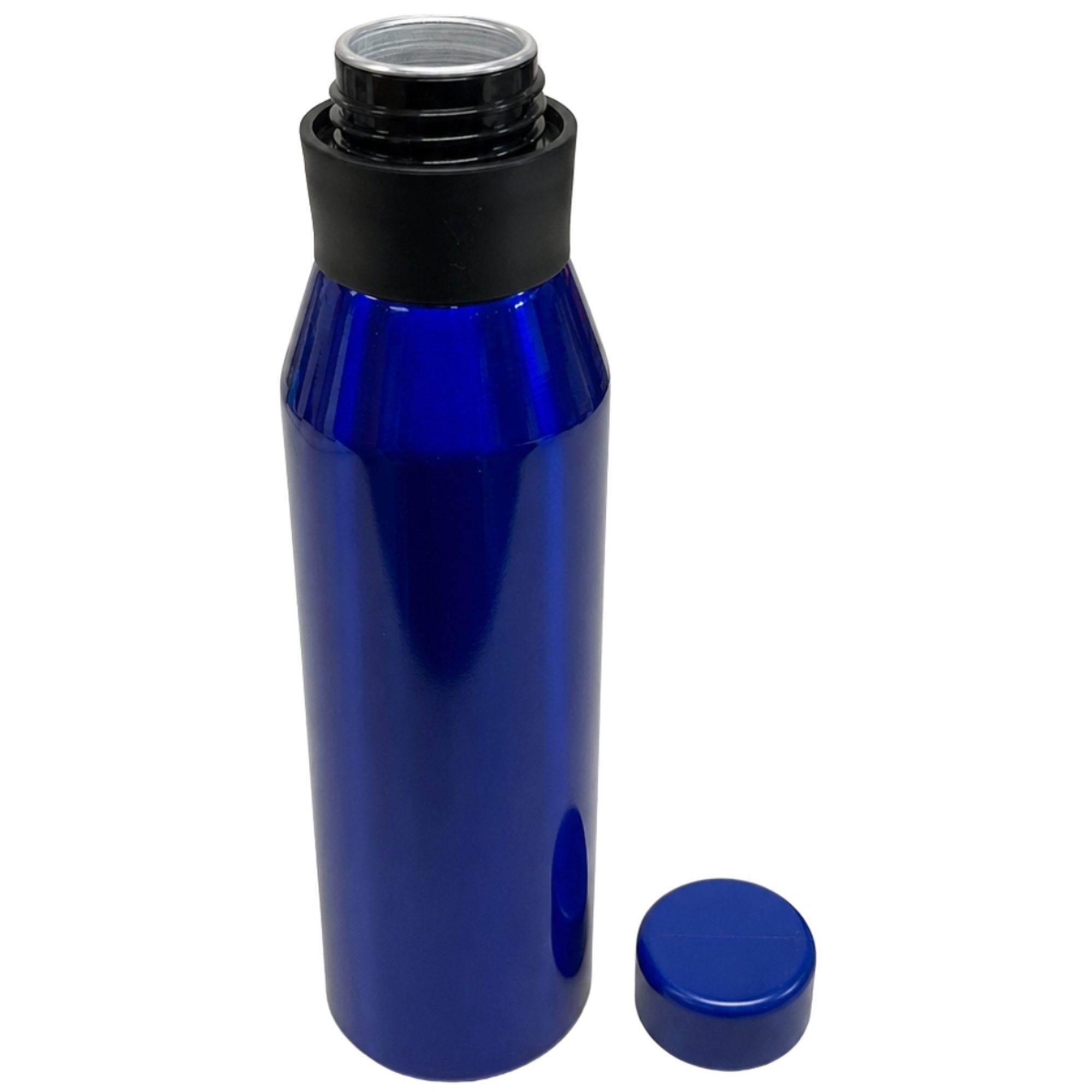 24 Oz Aluminum Drinkware Bottle with Twist Lid in Blue image