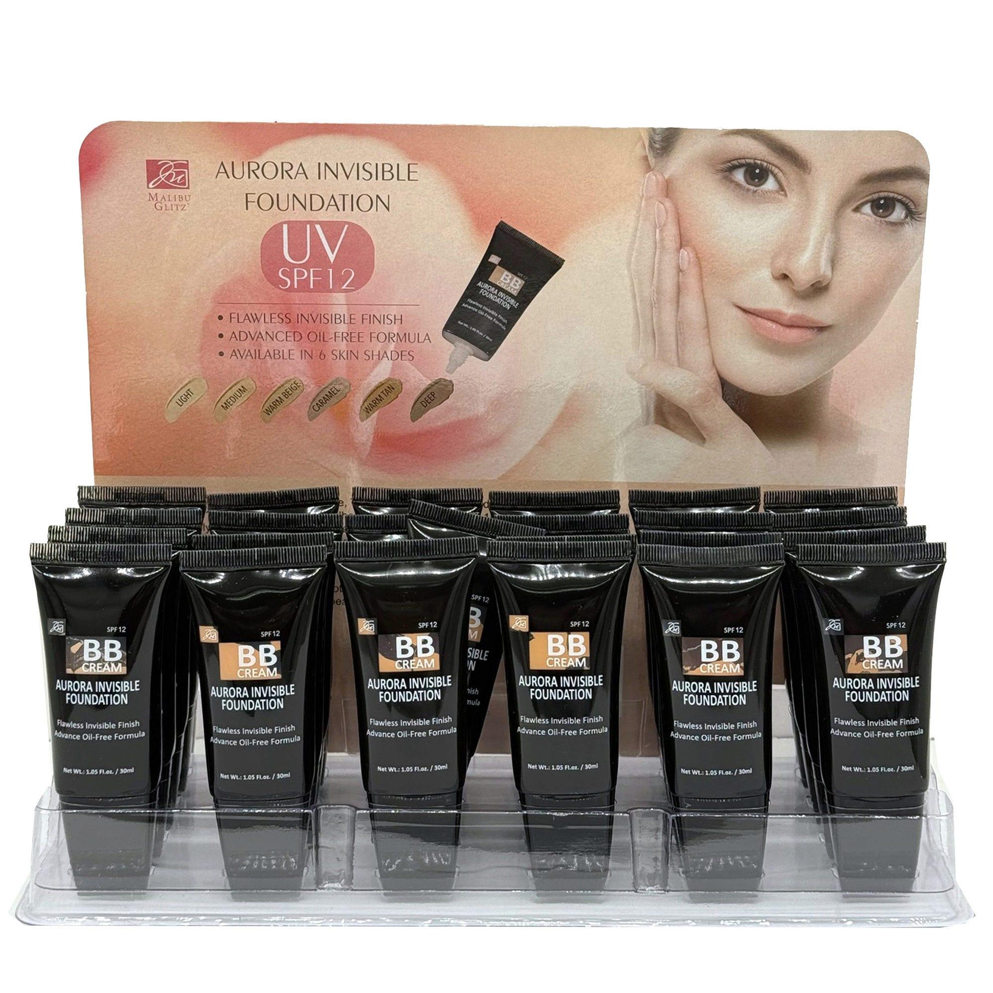 Malibu Glitz Aurora Invisible Foundation BB Cream in PDQ Display image