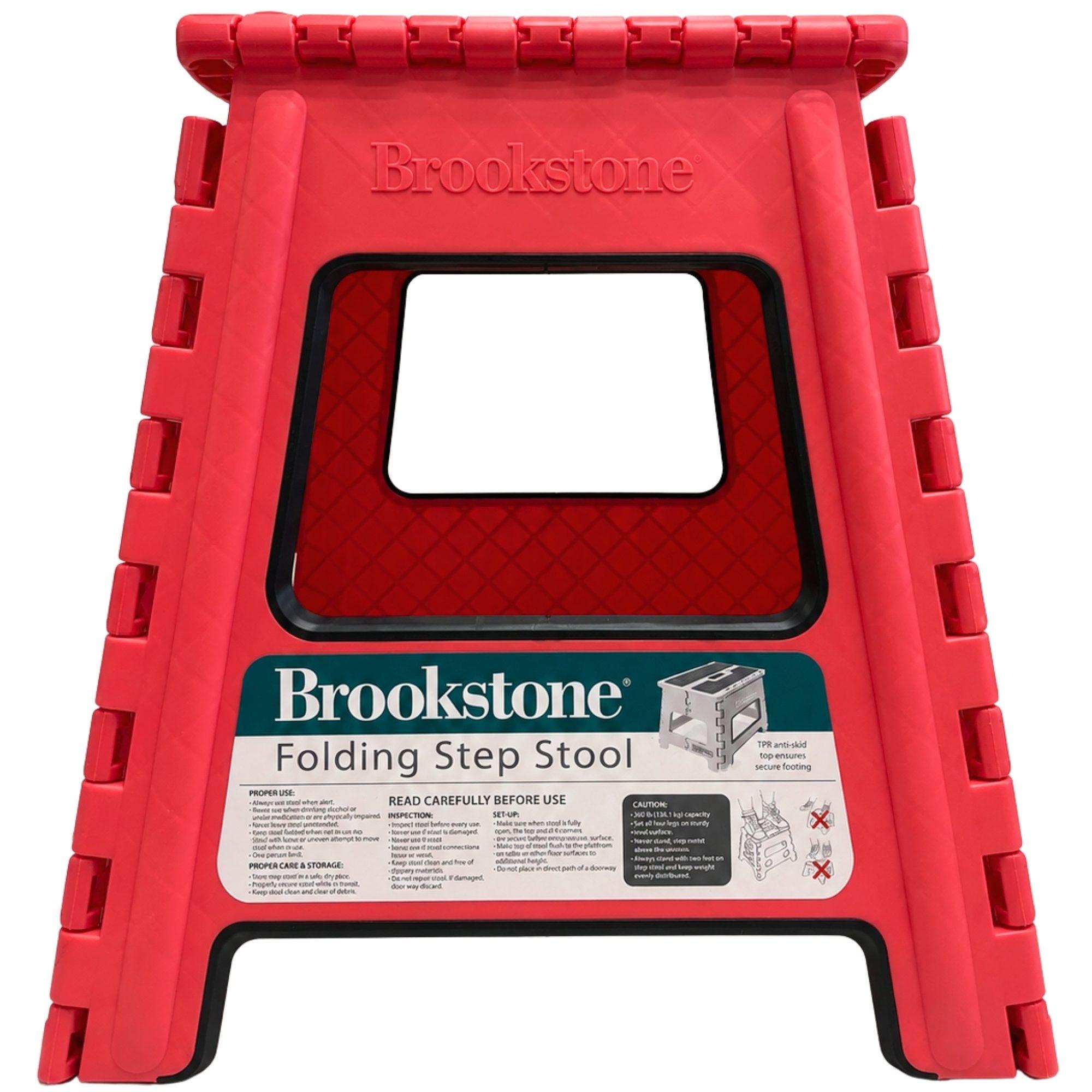 Brookstone Textured Grip Folding Step Stool image