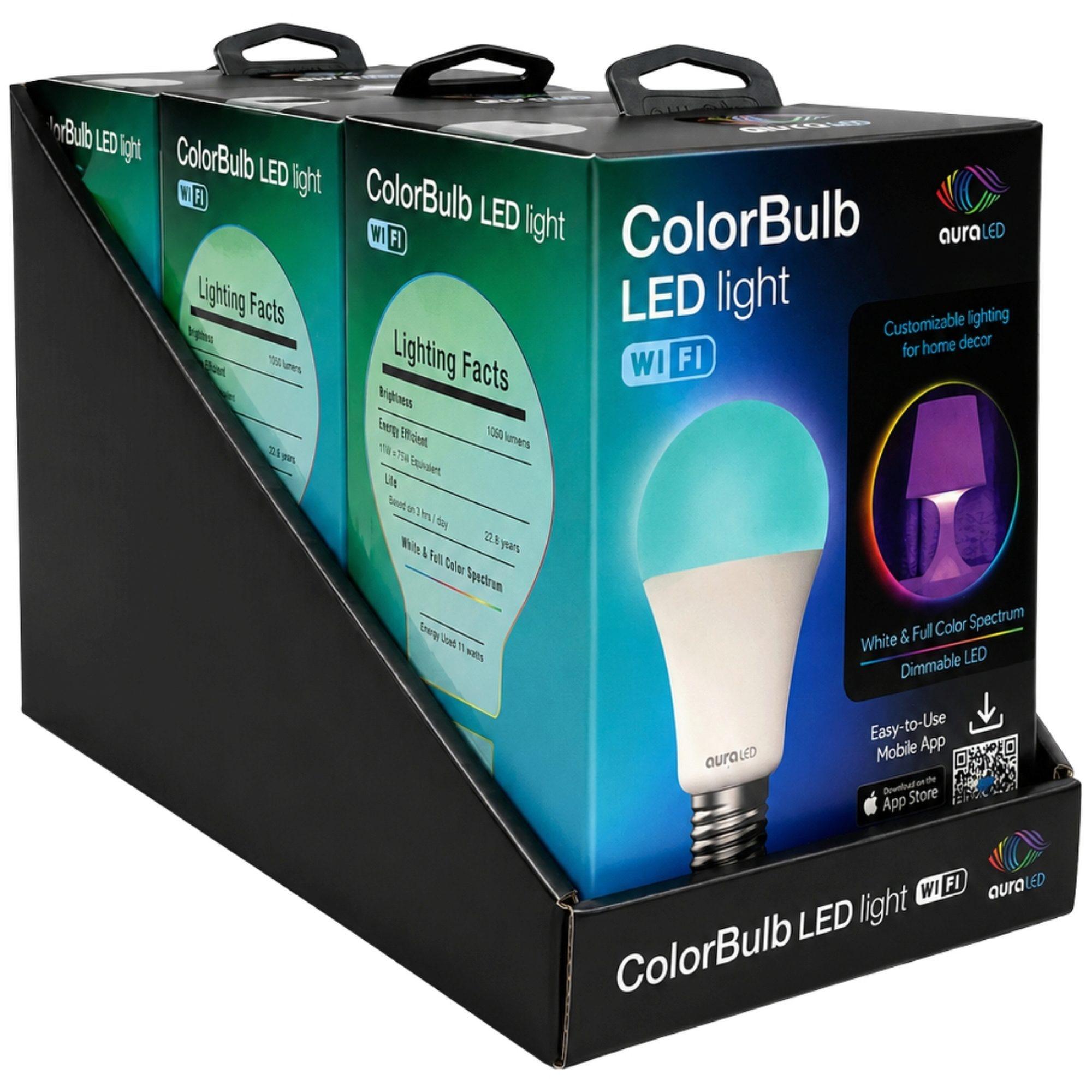 Tzumi Color Bulb LED Wi-Fi Remote Smart Light Bulb in PDQ Tray image