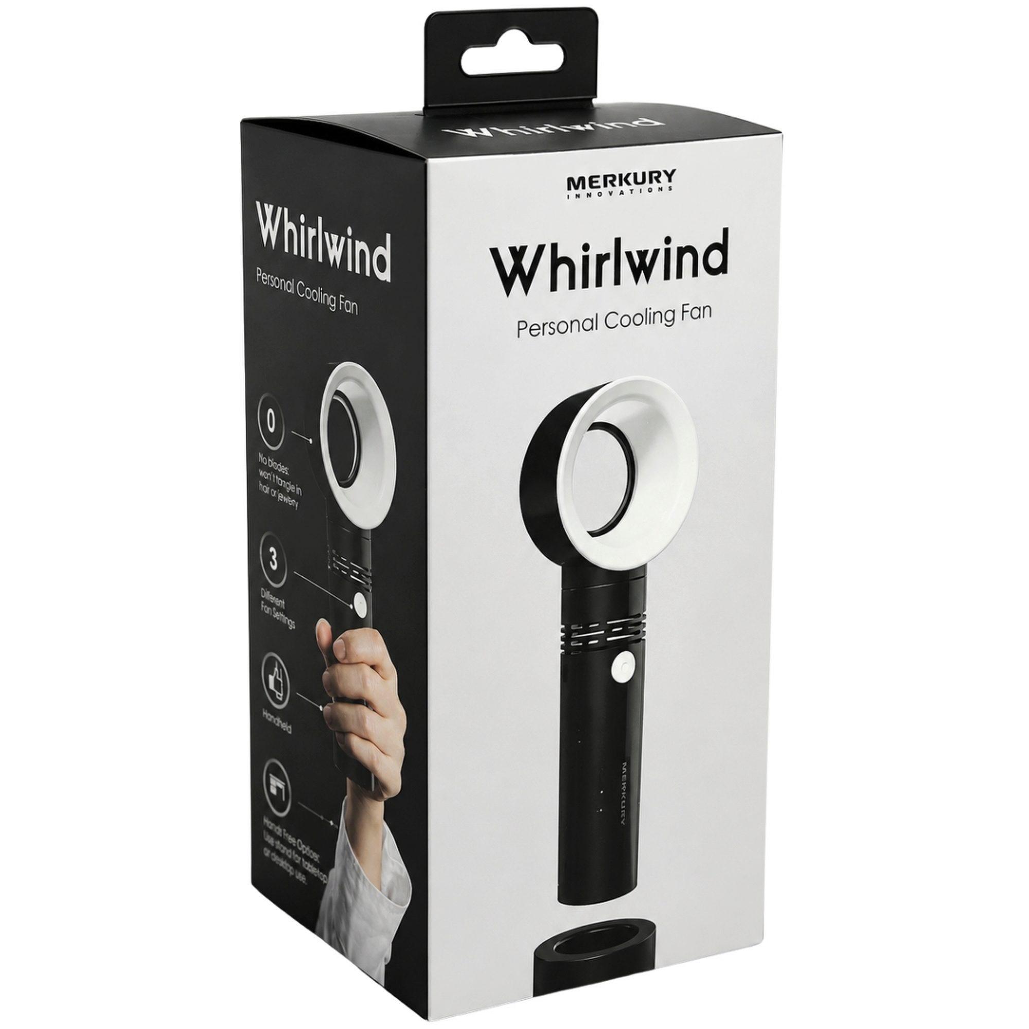 Merkury Whirlwind Handheld Bladeless Fan in Black image