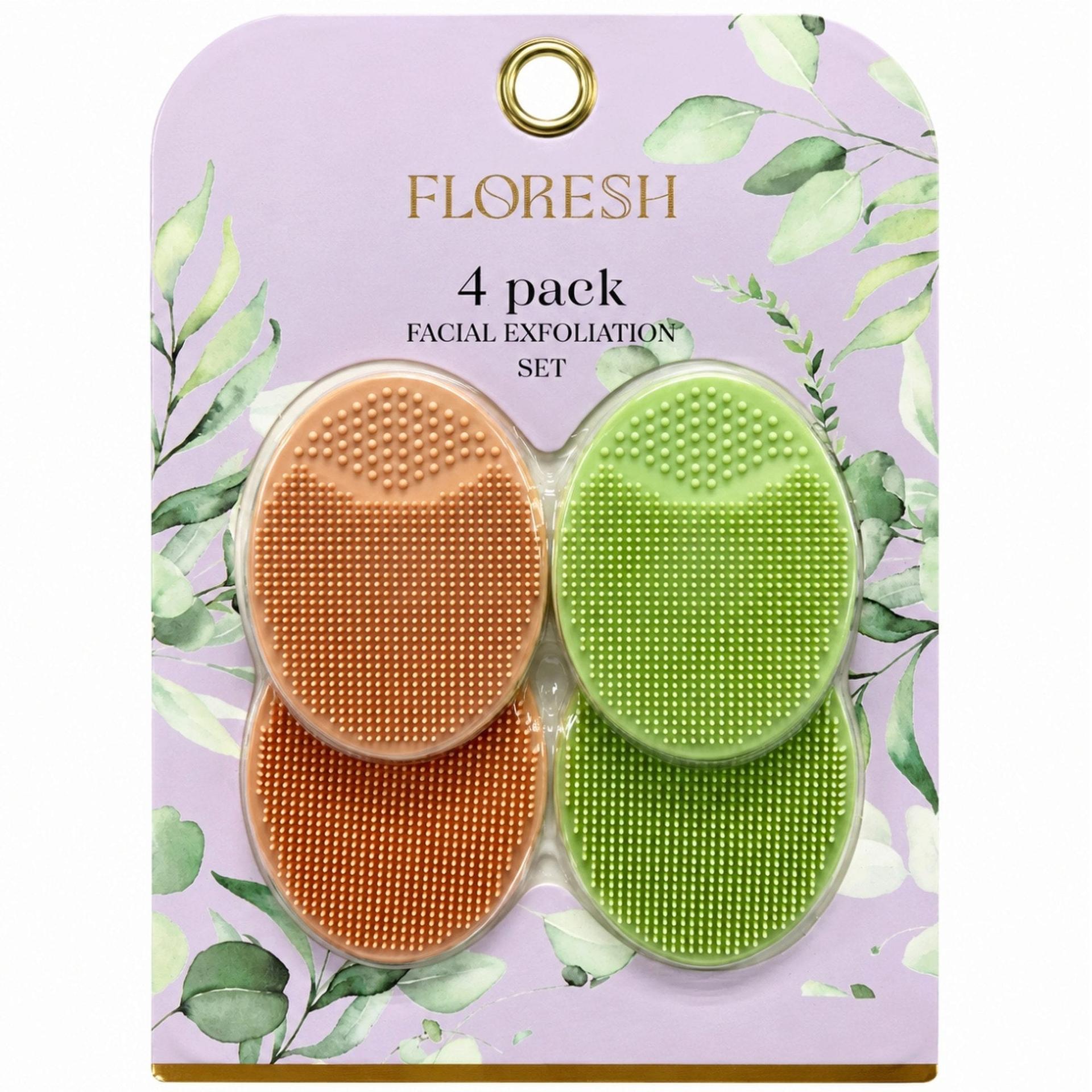 4 Pack Silicone Exfoliating Scrubbers image
