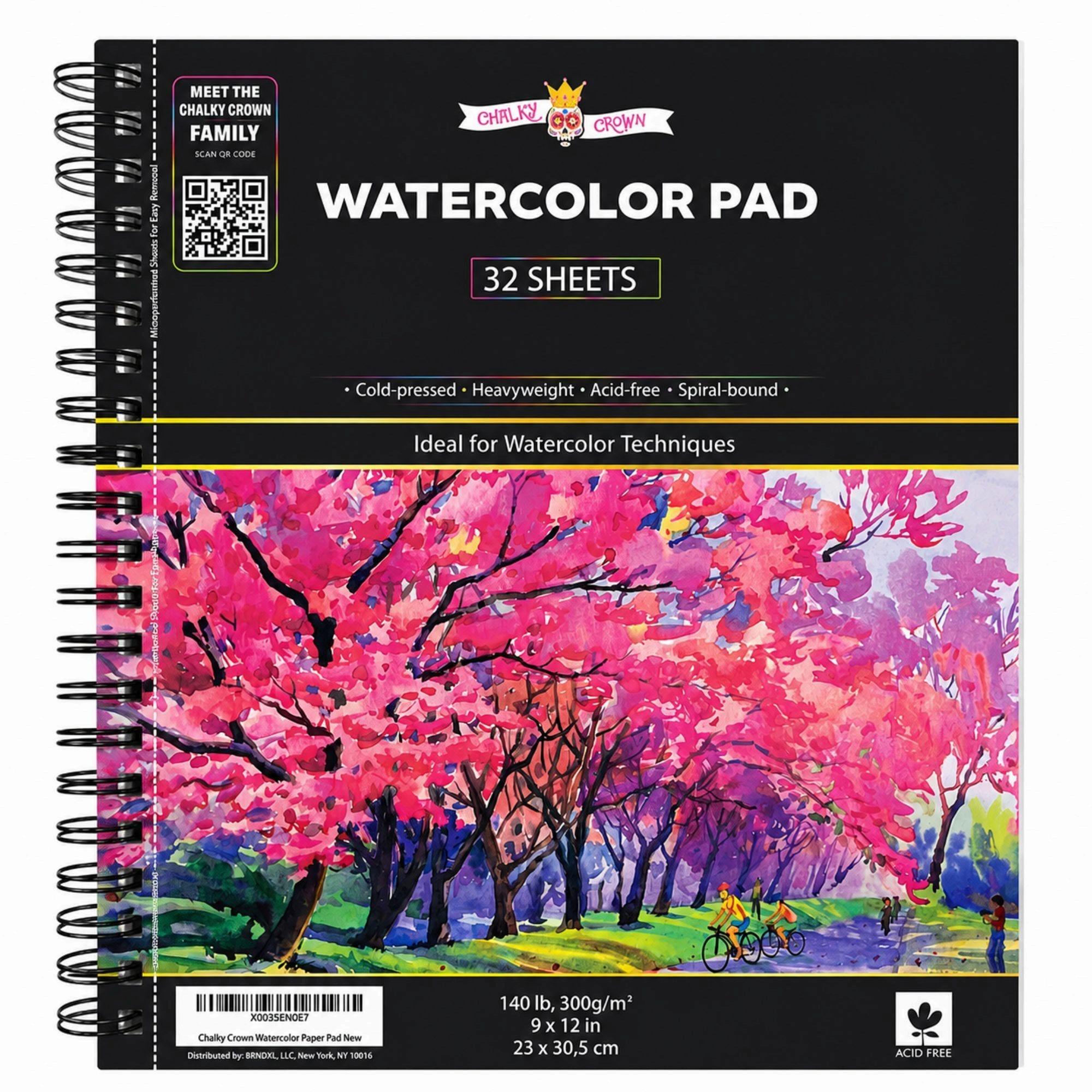 Chalky Crown 9" x 12" 32 Sheet Watercolor Pad 2 pack image