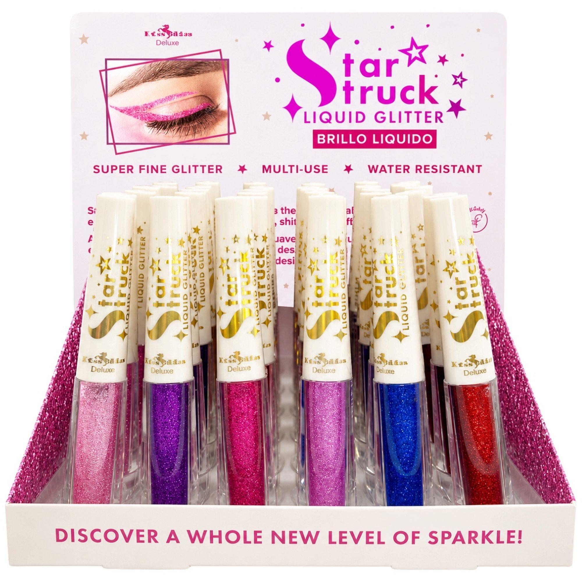 Star Struck Colorful Glitter Liquid Eyeliner in 6 Assorted Colors in Countertop Display image