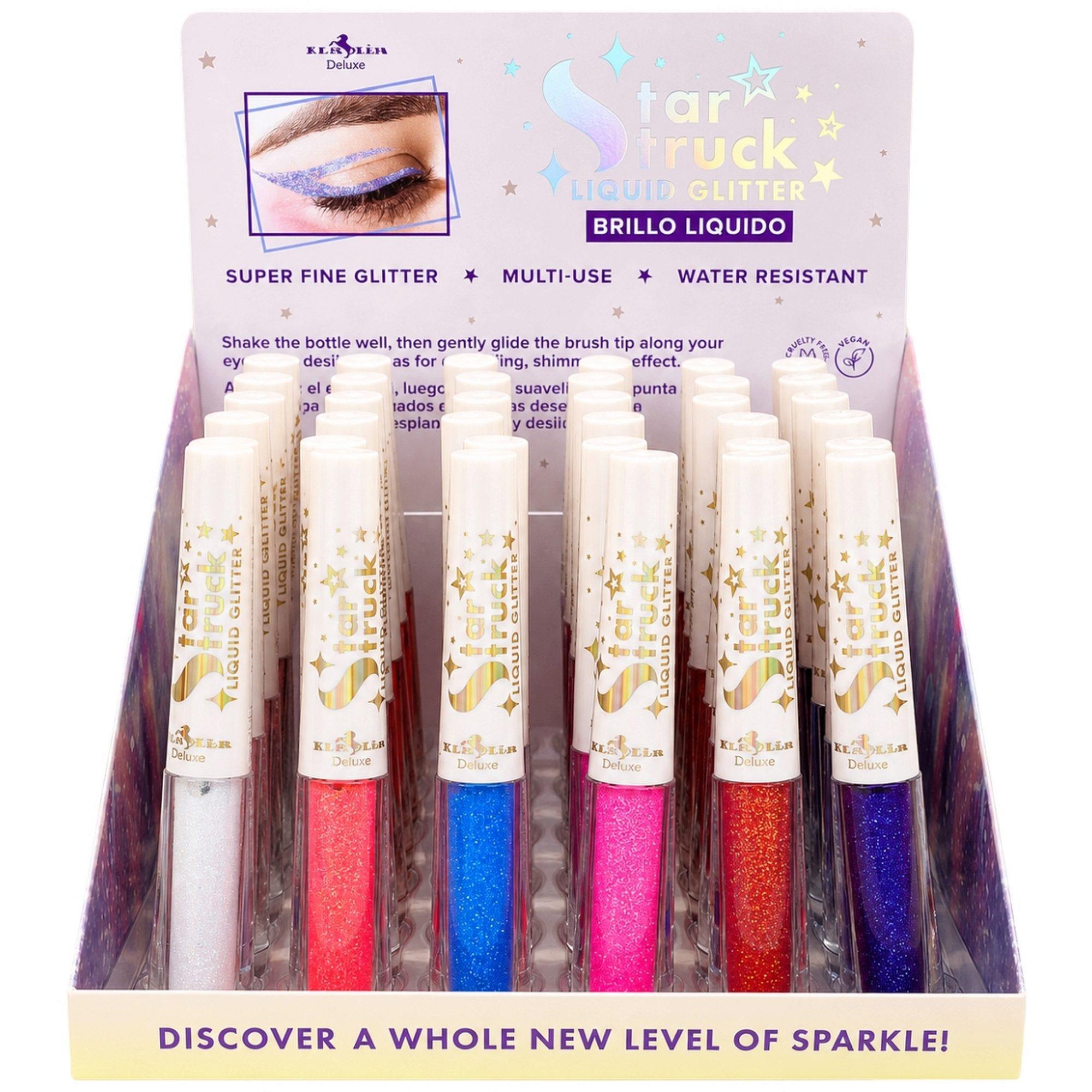 Star Struck Holographic Glitter Liquid Eyeliner in 6 Assorted Colors in Countertop Display image