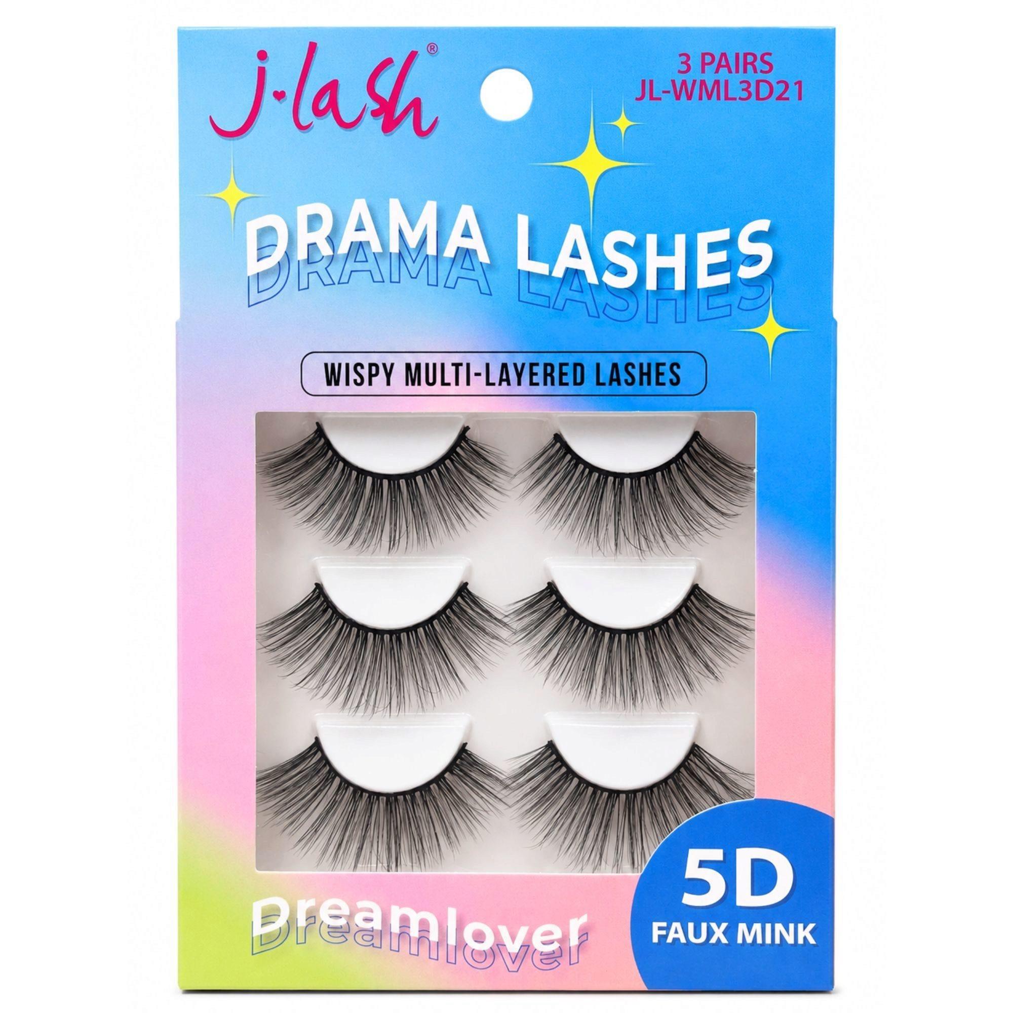 5D Faux Mink Dreamlover Wispy Drama Lashes 3 Pack image