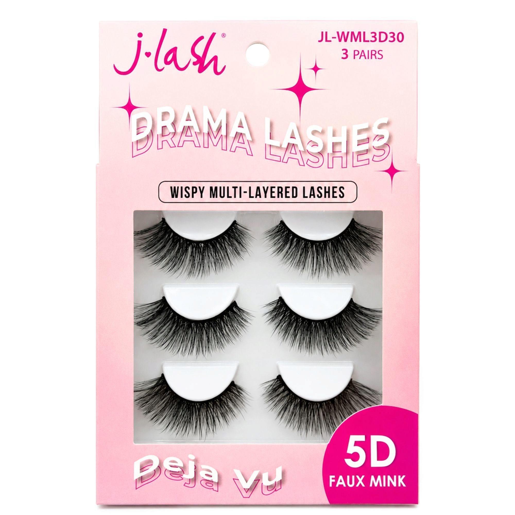 5D Faux Mink Deja Vu Wispy Drama Lashes 3 Pack image