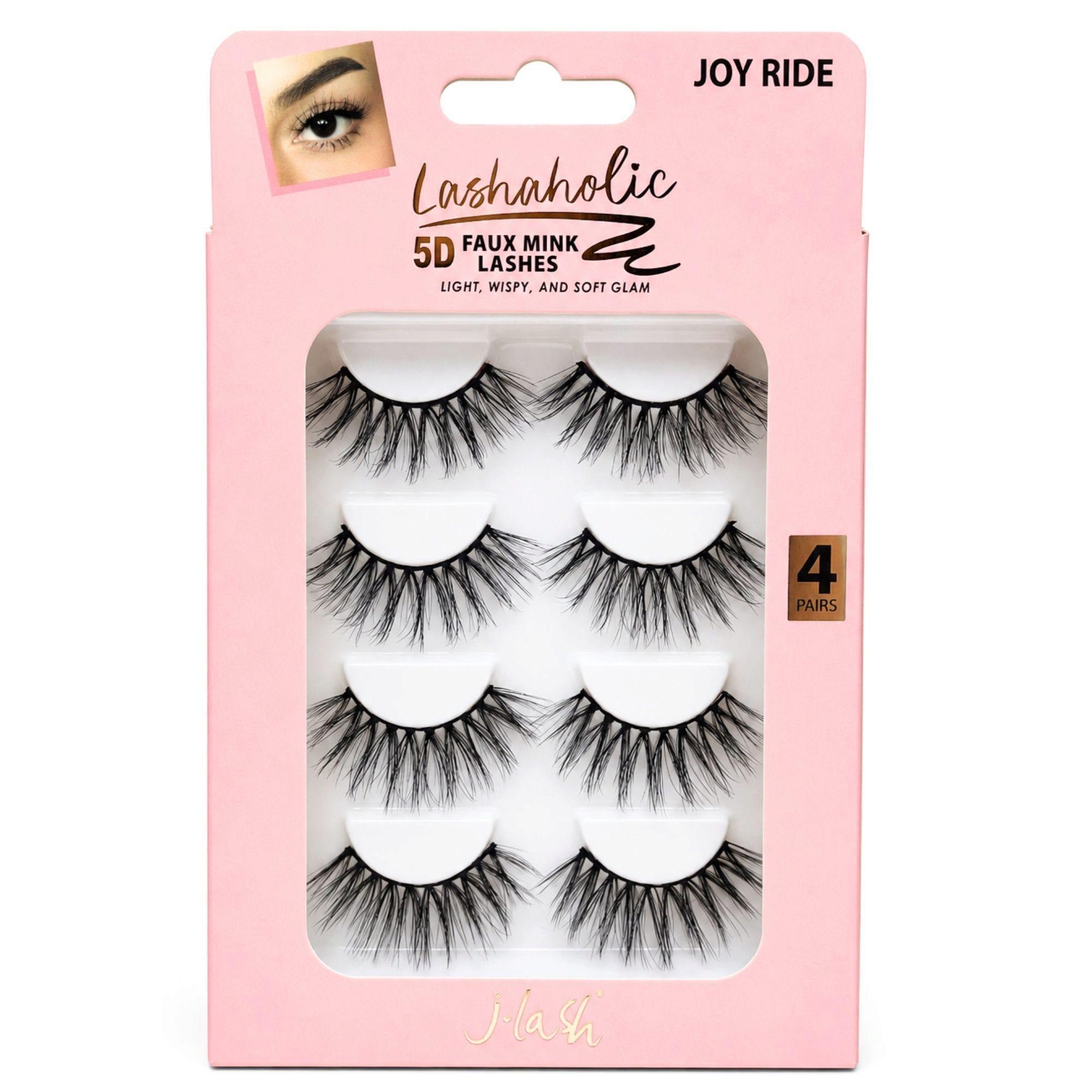 5D Faux Mink Lashaholic Joy Ride Lashes 4 Pack image