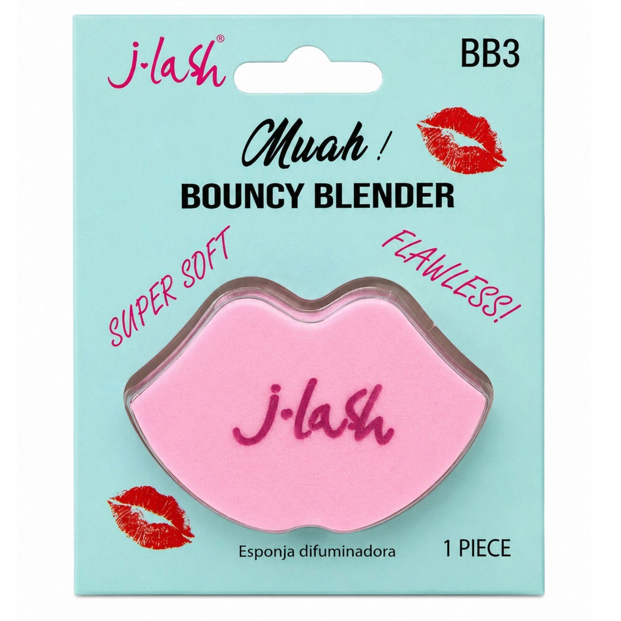 J-Lash Pink Lip Bouncy Blender Makeup Sponge image