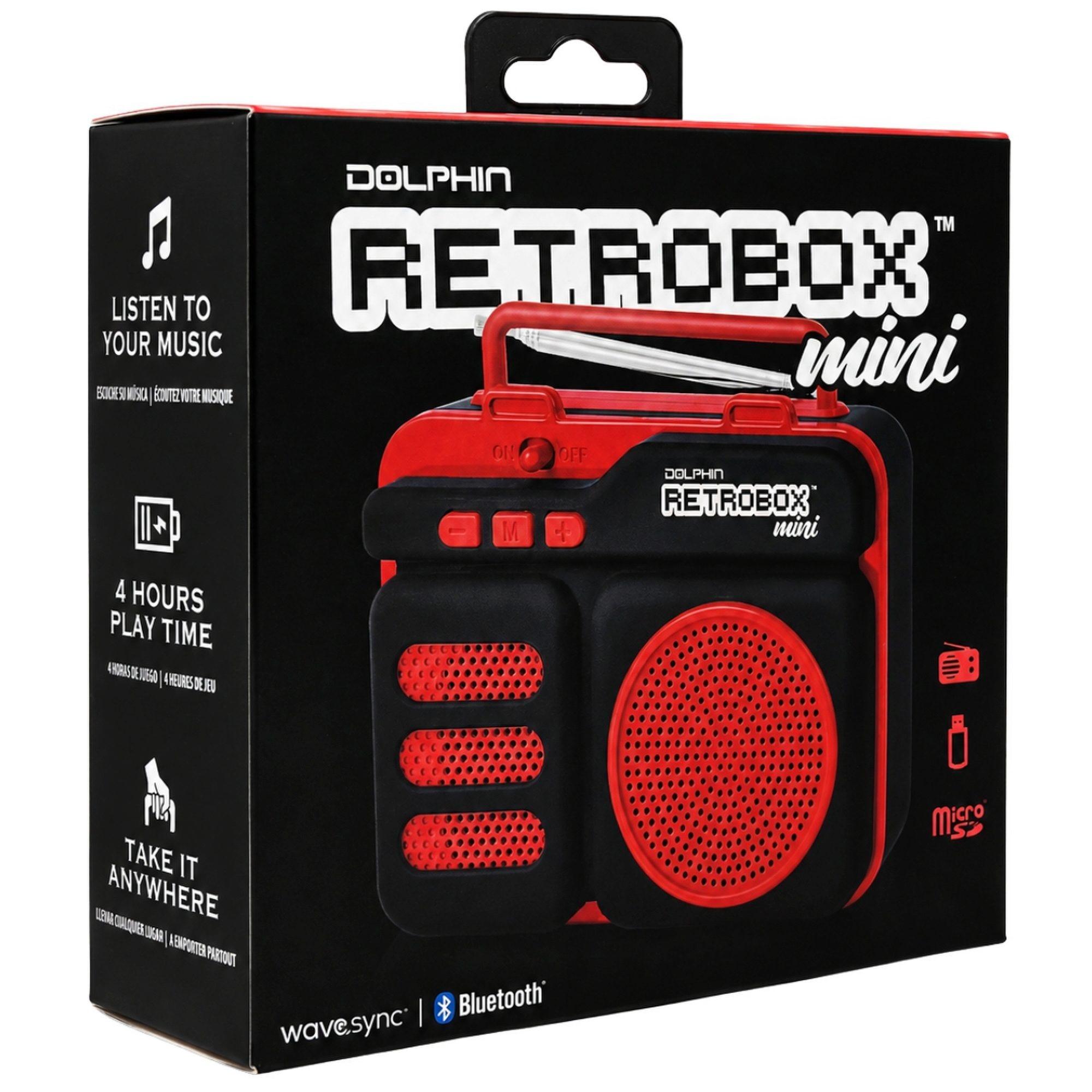 Red Retrobox Bluetooth Speaker image