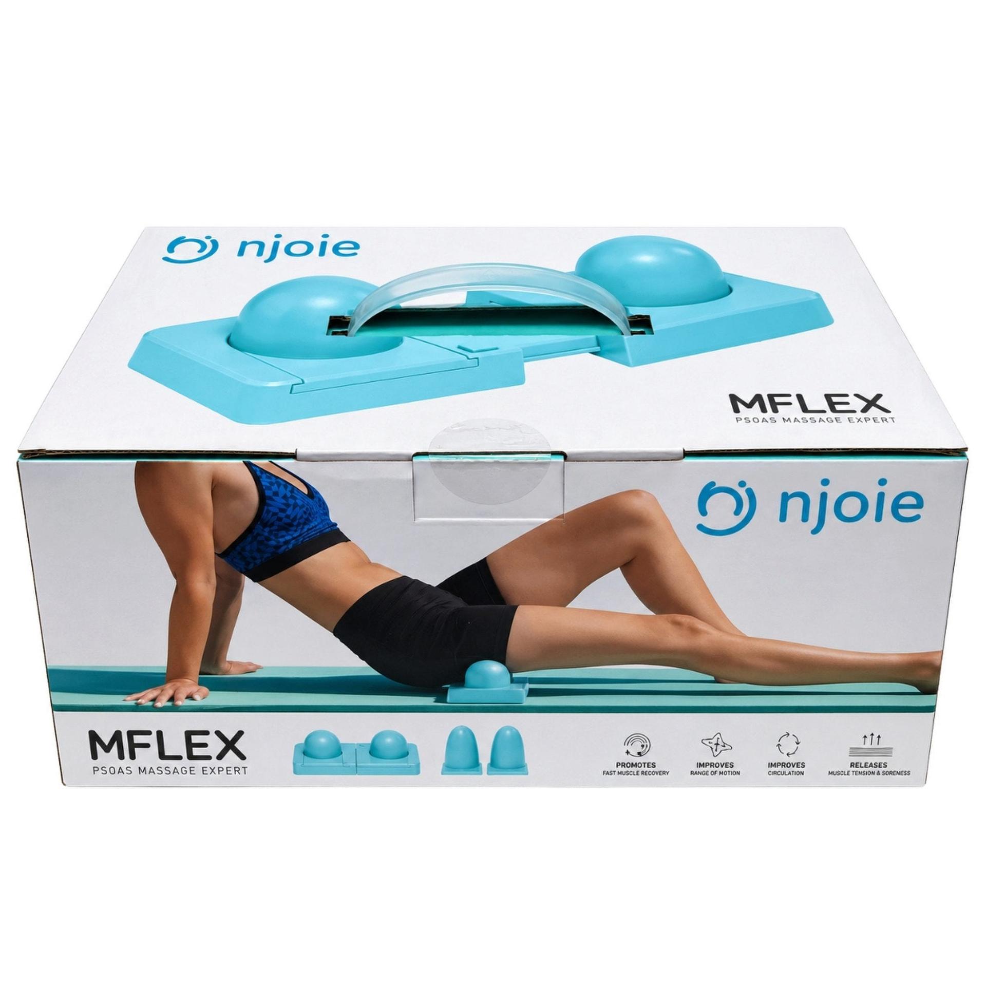 njoie Mflex Customizable Deep-Tissue PSOAS Massage Tower in Teal image