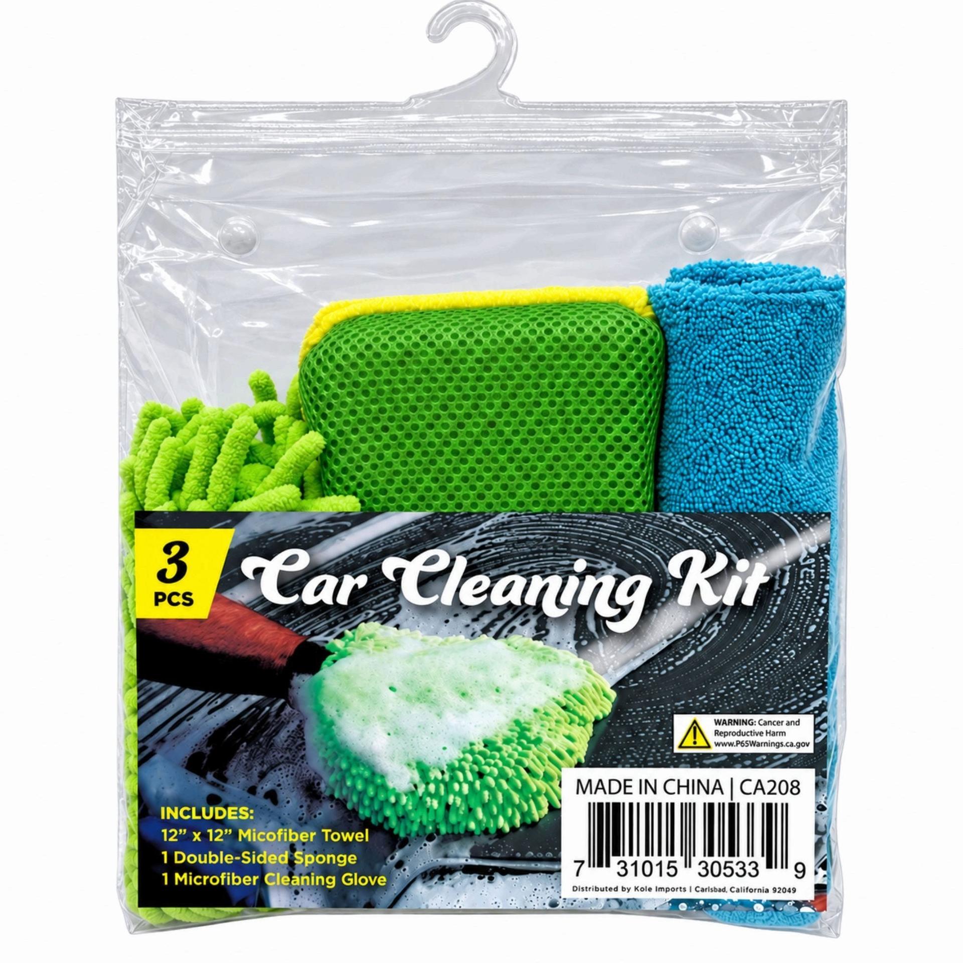 3 Piece Car Cleaning Kit image