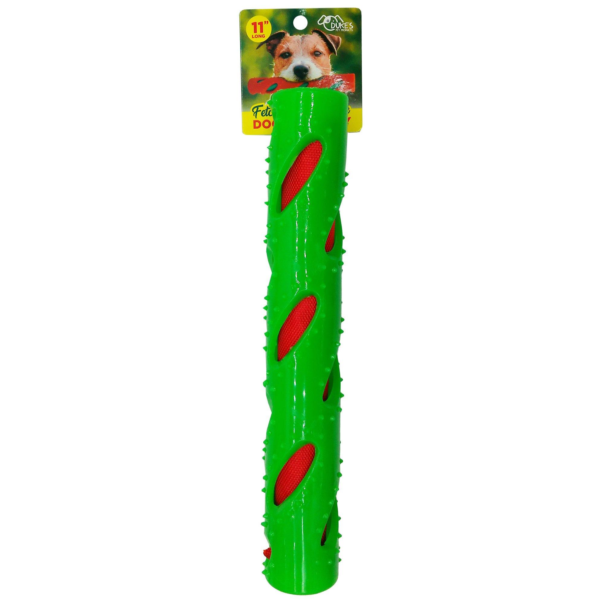 11.75" Fetch Crinkle Rubber Dog Stick Toy