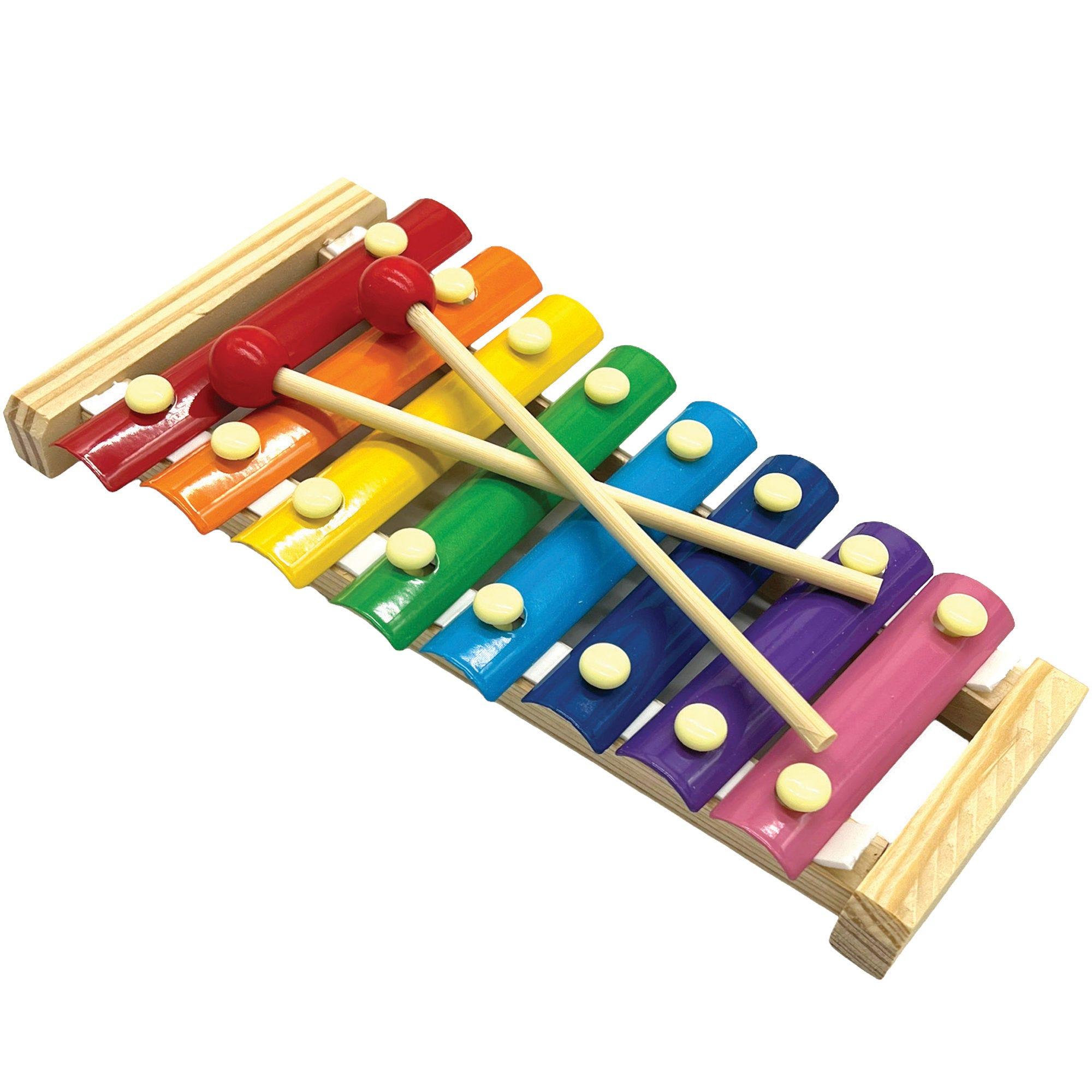 Rainbow Xylophone Instrument with Sticks image