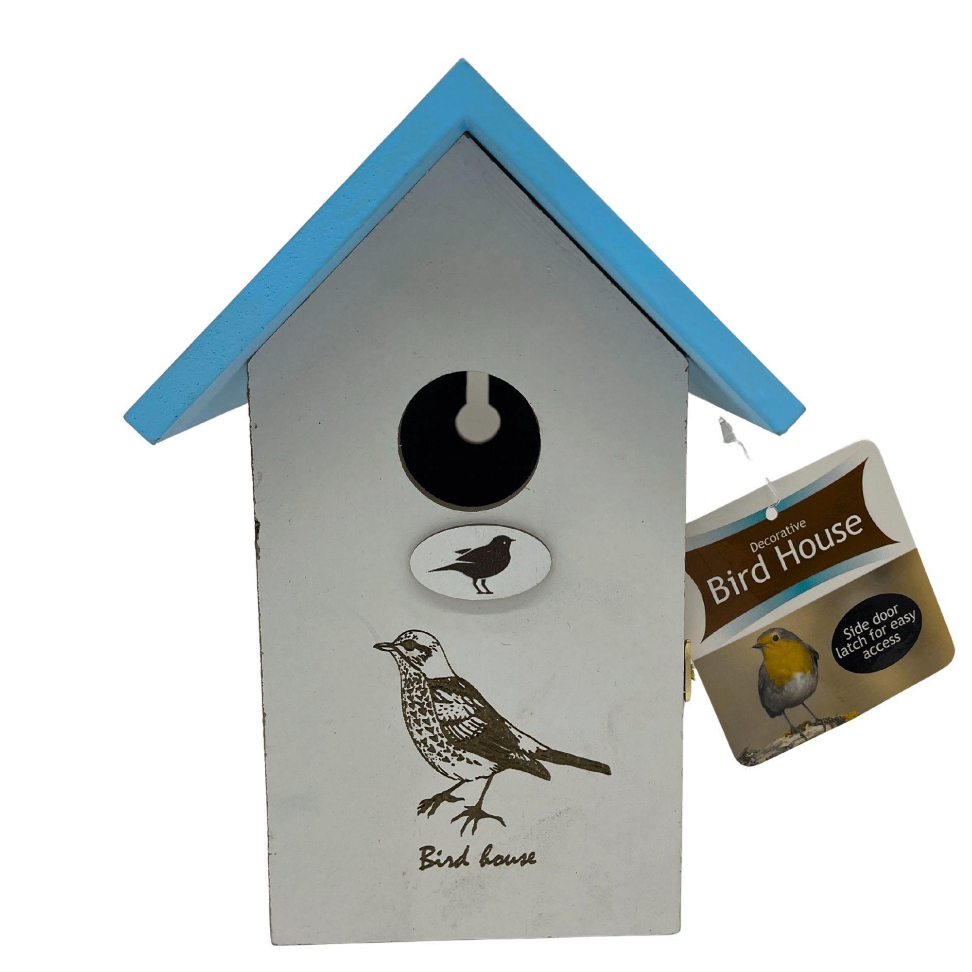 Bird House Feeder with Side Door Latch image