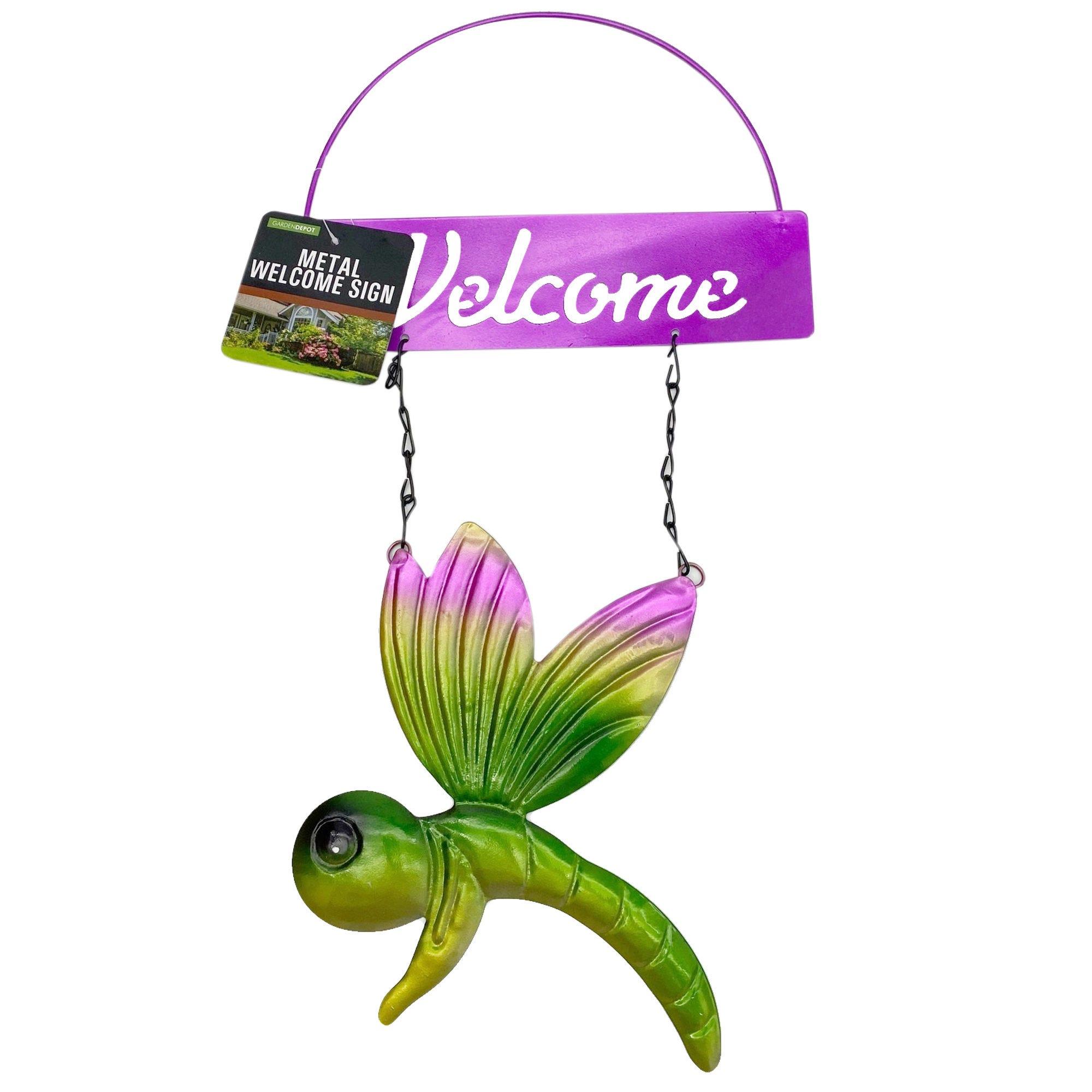Assorted Hanging Metal Welcome Sign image