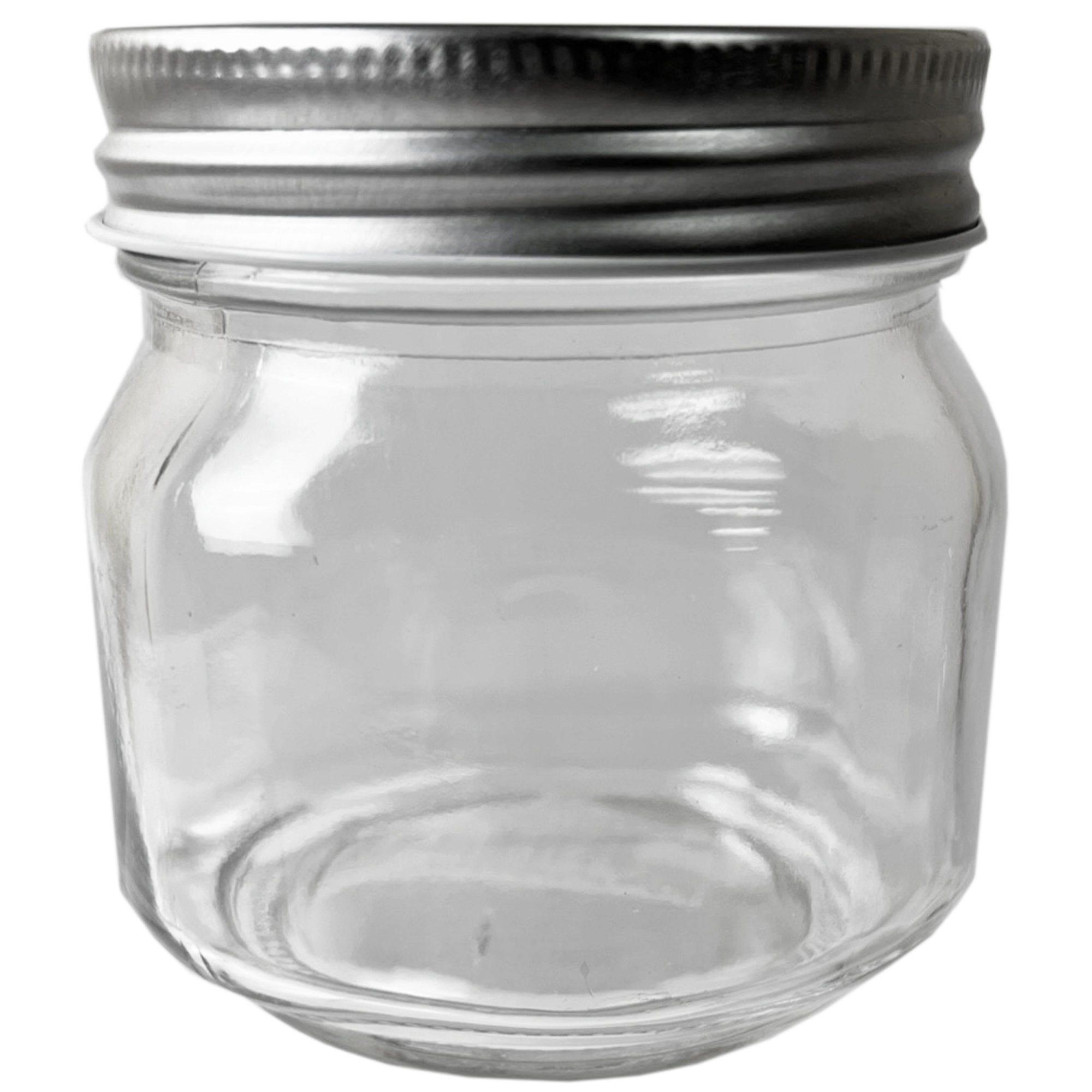 8 Ounce Glass Container w/Lid image