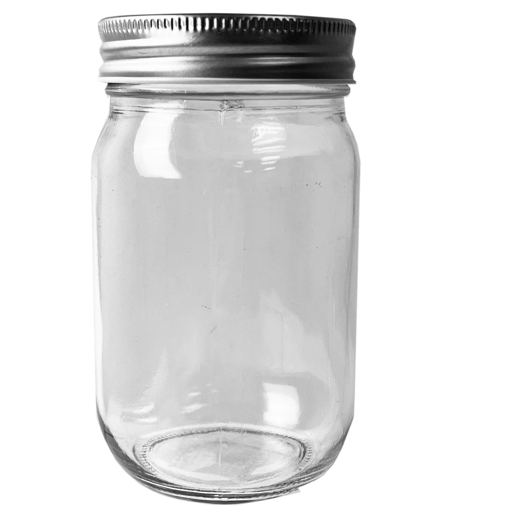 12 Ounce Glass Container w/Lid image