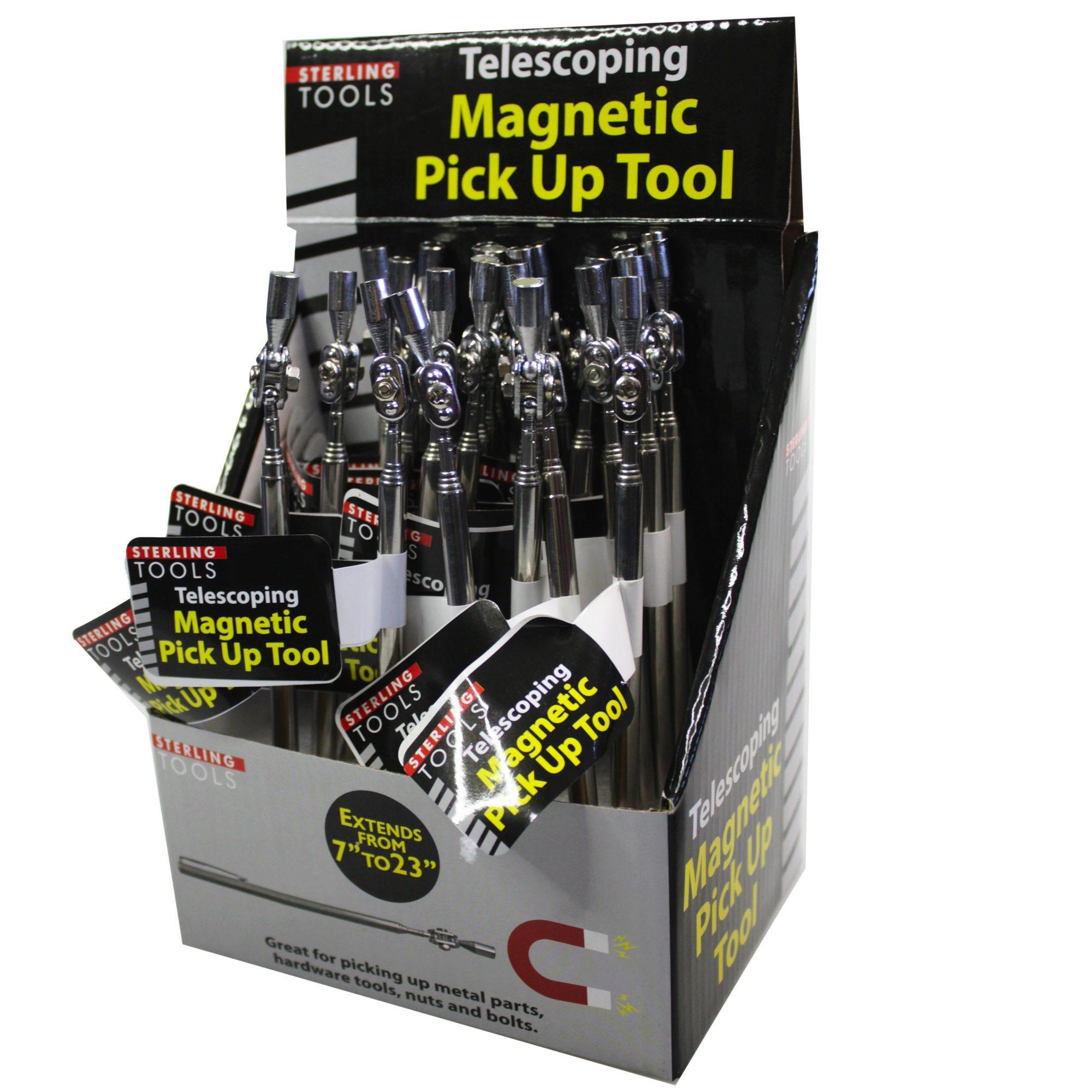 Telescoping Mini Magnetic Pick-Up Tool w/Pen Clip in Countertop Display image