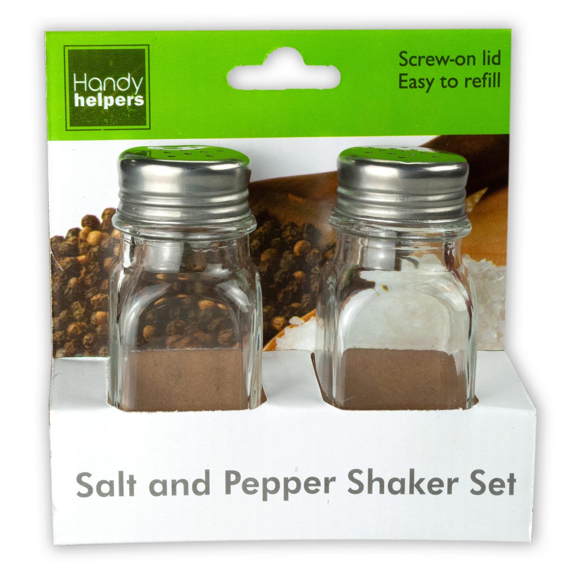 Squared Salt and Pepper Shaker Set image