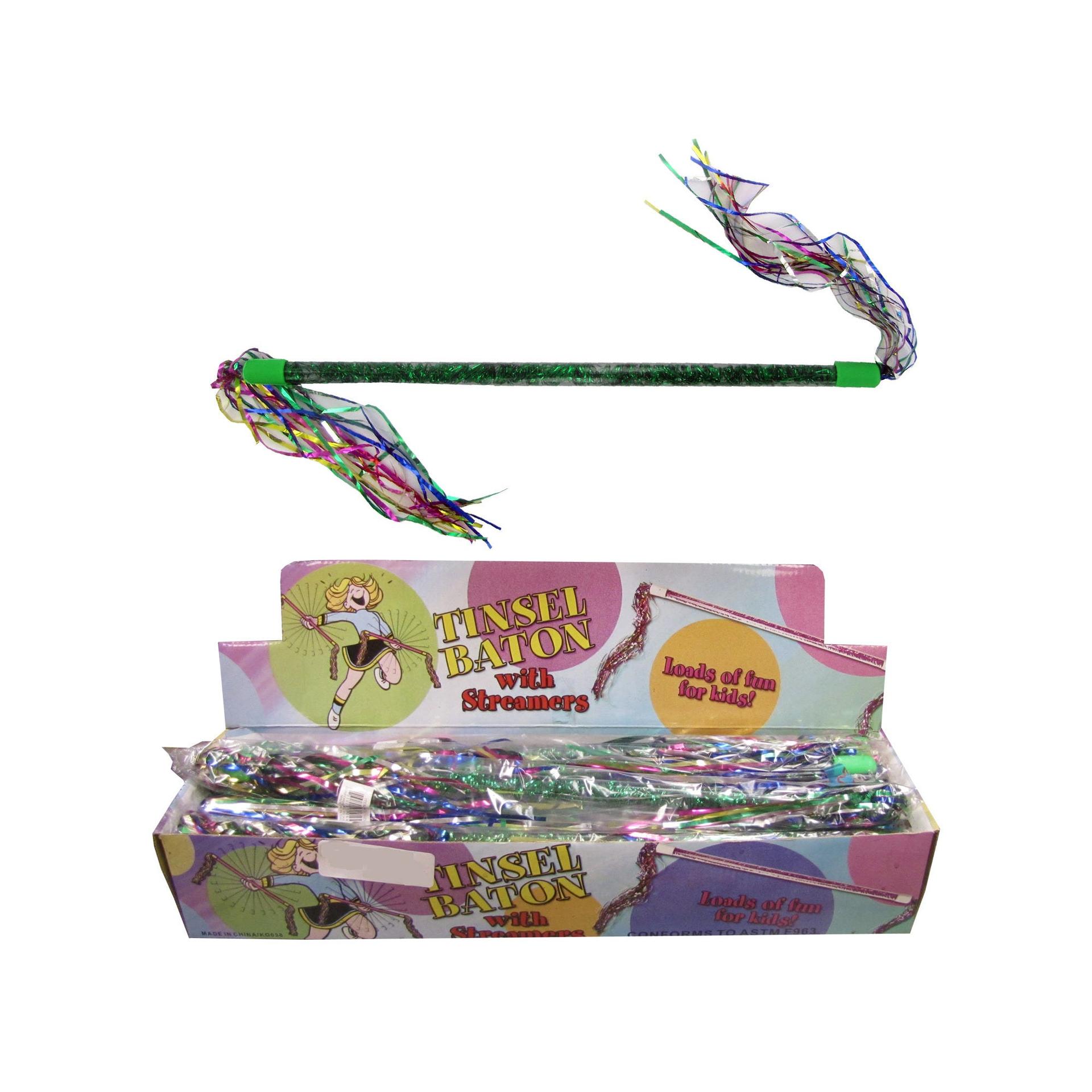 Tinsel Baton with Streamers Countertop Display image