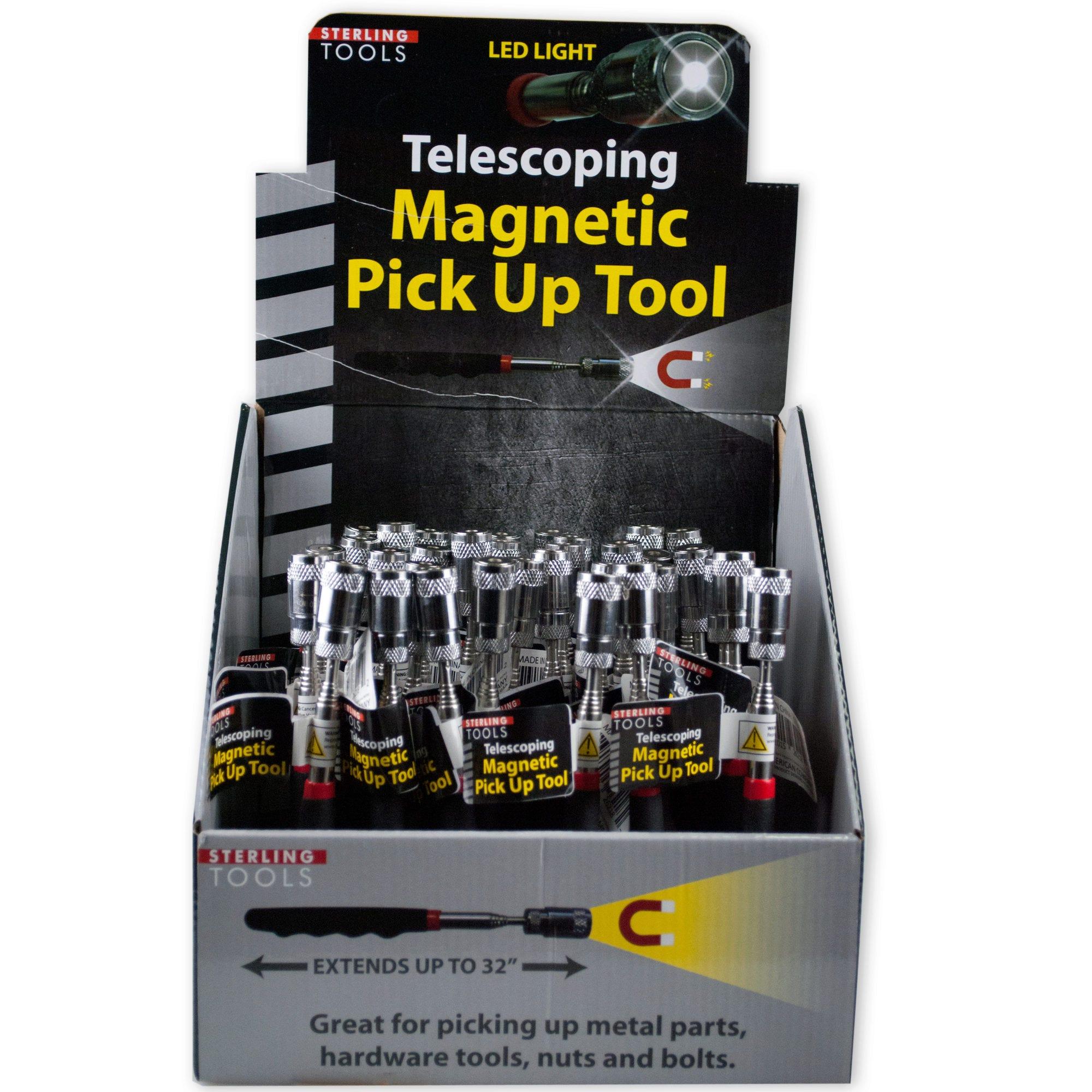Telescoping Magnetic Pick Up Tool with LED Light Countertop image