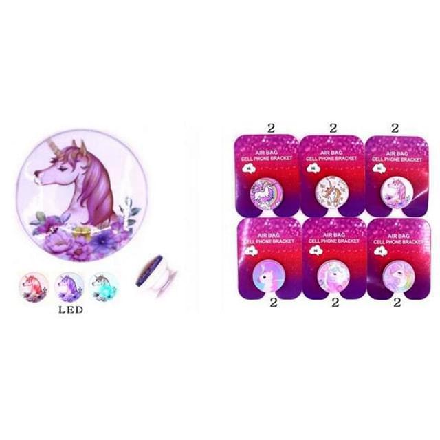 Wholesale Unicorn Collapsible Phone/Tablet Grip and Stand image