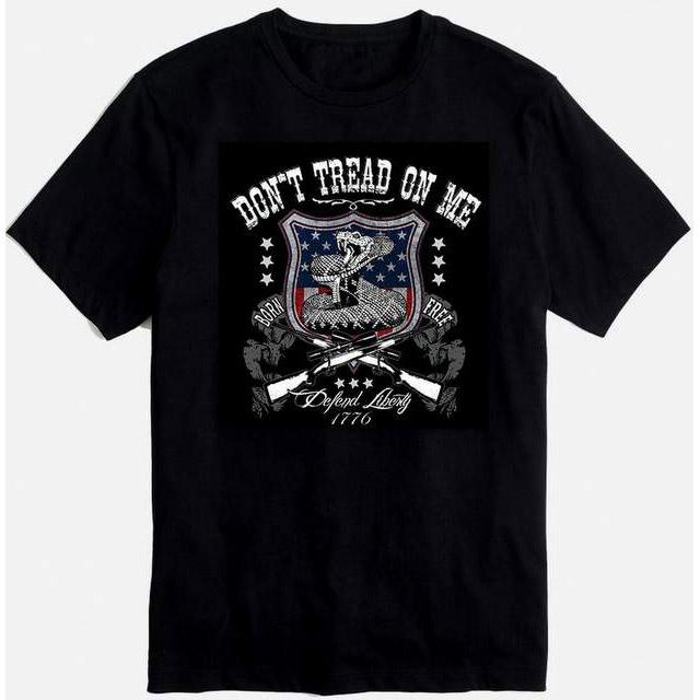 "Don't Tread On Me" T-Shirts - Black XXL image