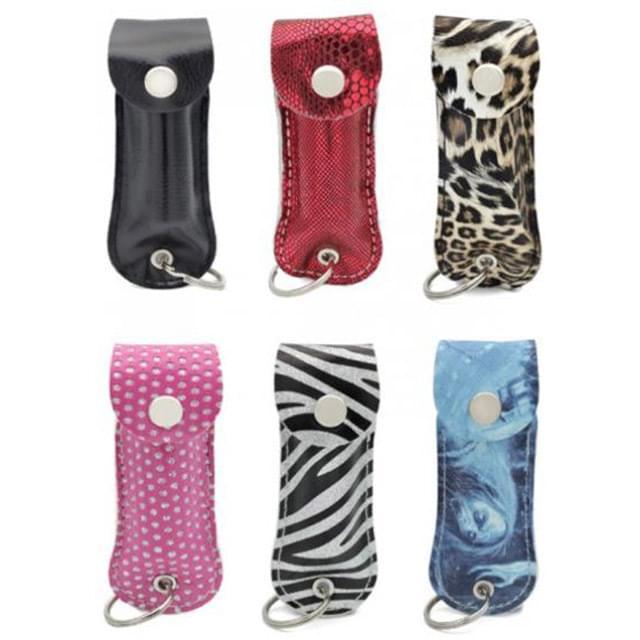 Cheetah Keychain Pepper Spray In Assorted Styles - 0.5 oz