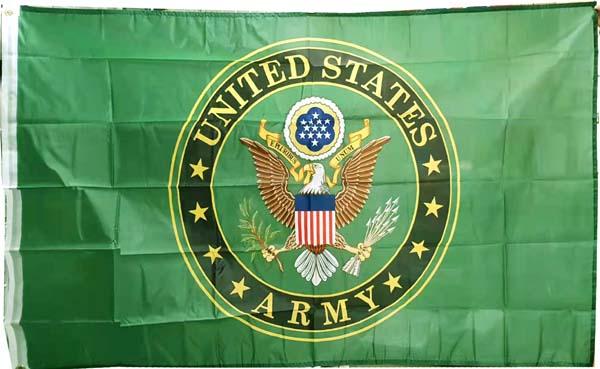 Officially Licensed US Army Emblem Flags - 3' x 5' image