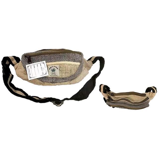 Himalayan Hemp Handmade Fanny Packs With Adjustable Waist Strap image