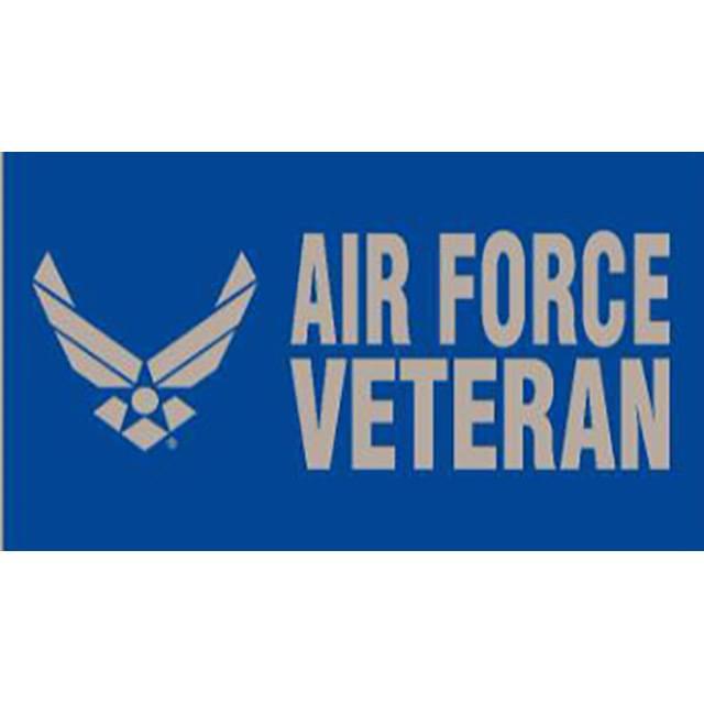 Officially Licensed Air Force Veteran Flags - Blue 3' x 5'