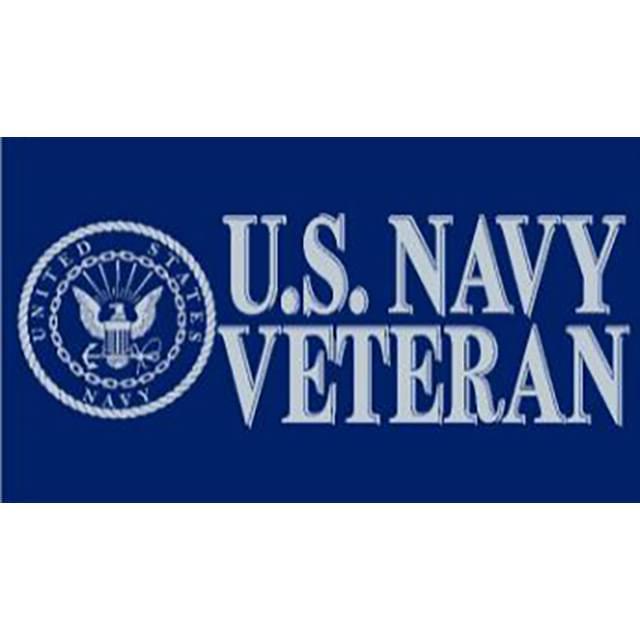 Officially Licensed US Navy Veteran Flags - 3' x 5' image