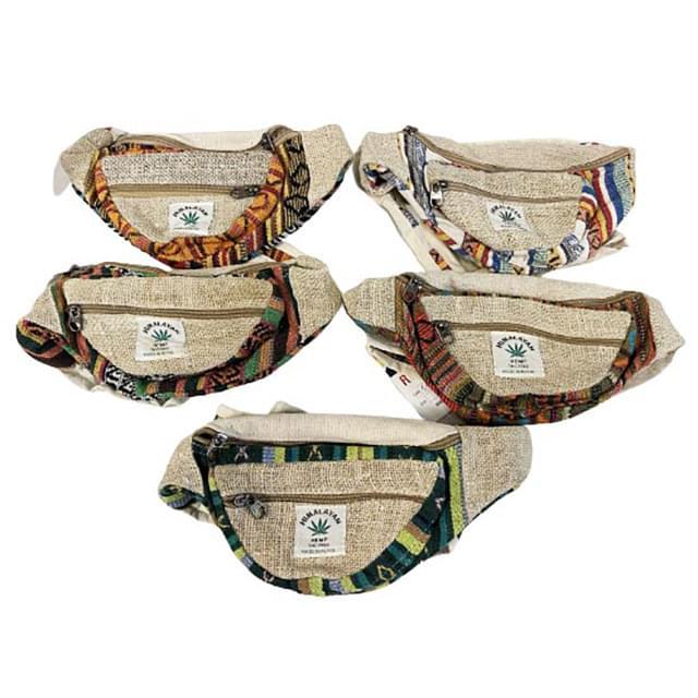 Himalayan Hemp Handmade Fanny Packs - Assorted Colors image