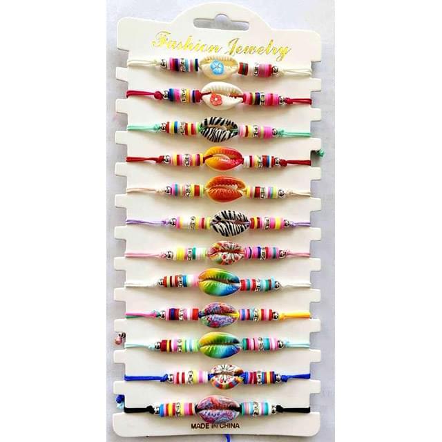 Colorful Shell Fashion Bracelets - Assorted image