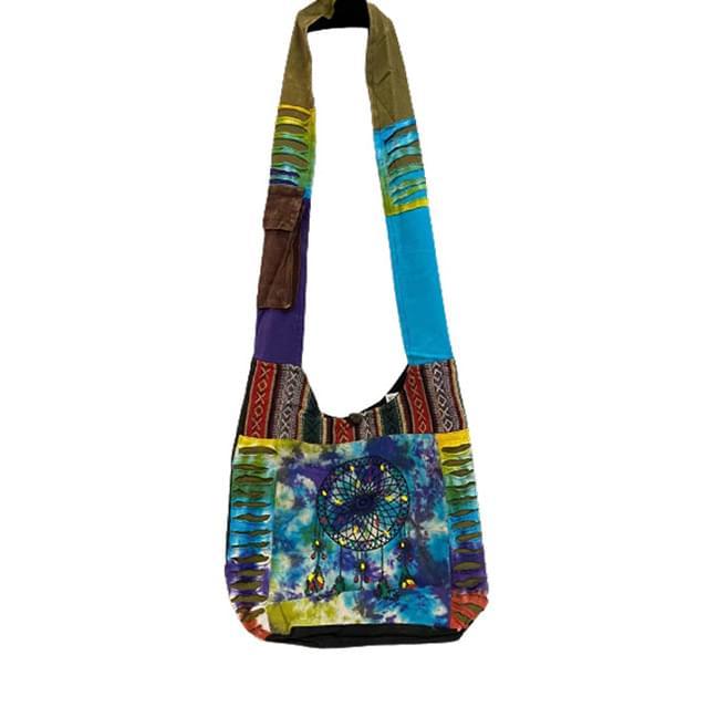 Handmade Hobo Bags - Tie Dye Dream Catcher image