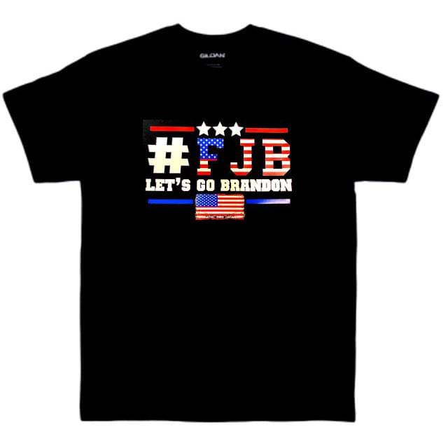 #FJB "Let's Go Brandon" Black T-Shirts XXL image