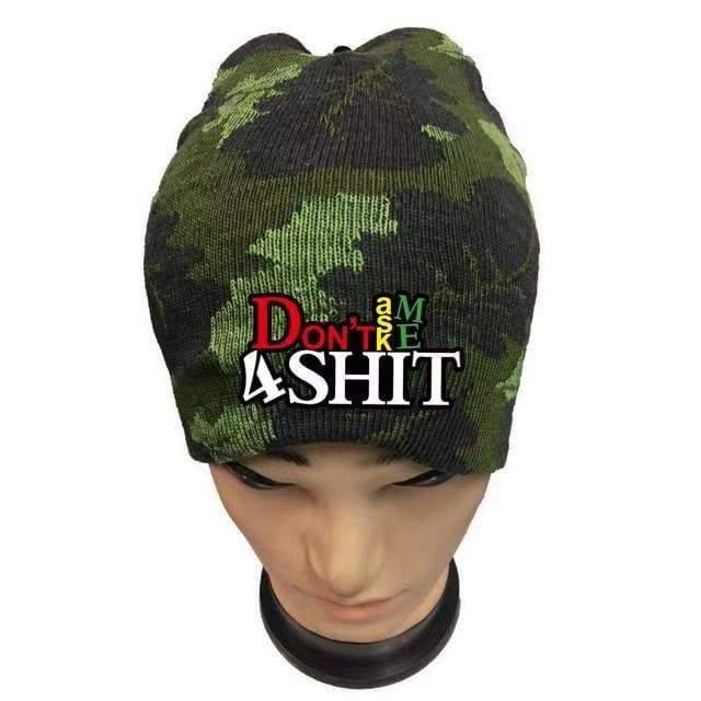 "Don't Ask Me 4 Shit" Winter Hats - Camo image
