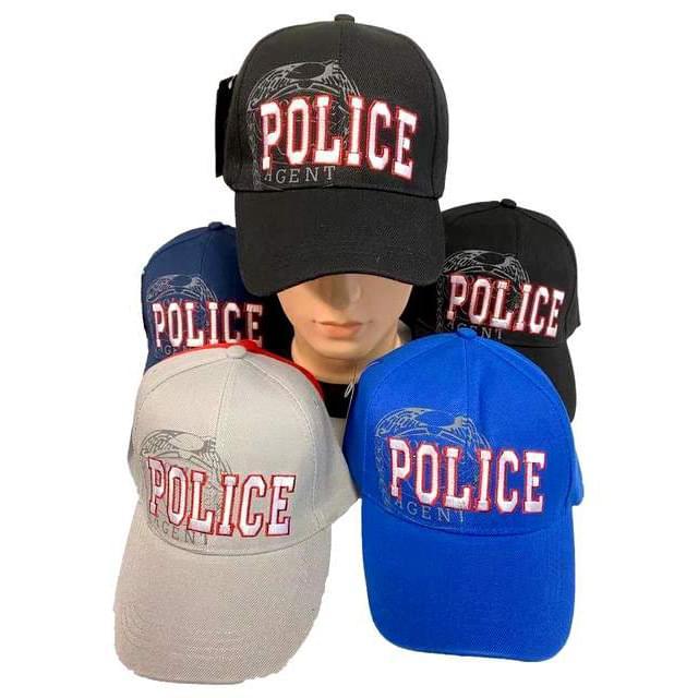 "Police" Baseball Caps - Assorted image