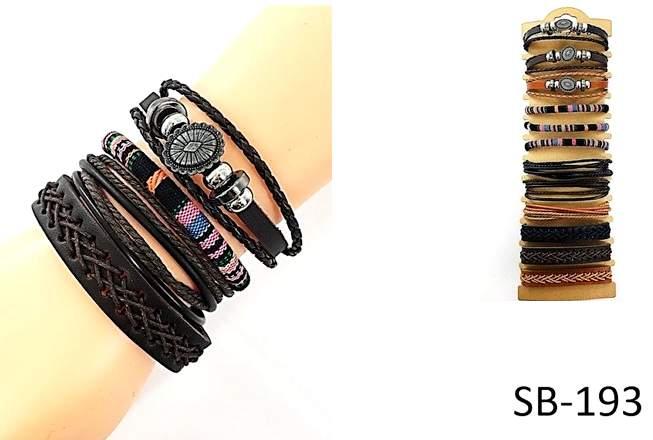 Faux Leather Fashion Bracelets - Assorted image