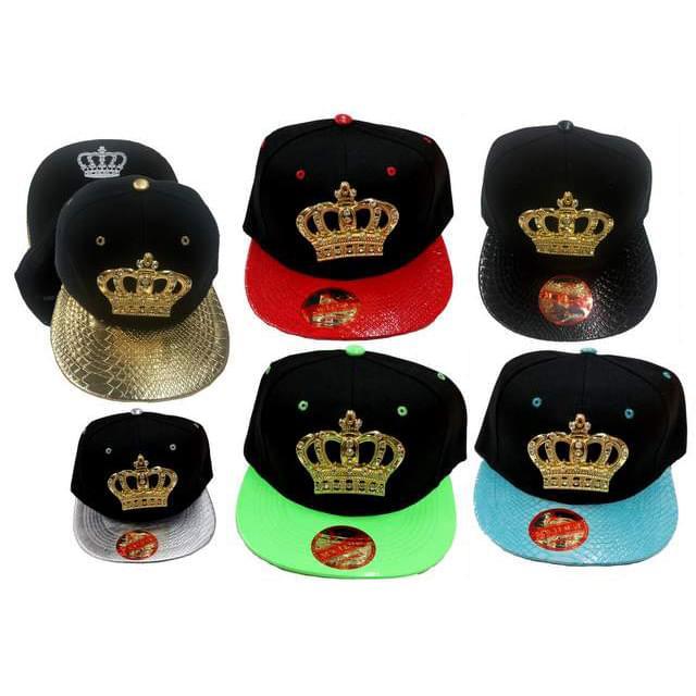 Crown Metal Sign Snapback Baseball Caps image