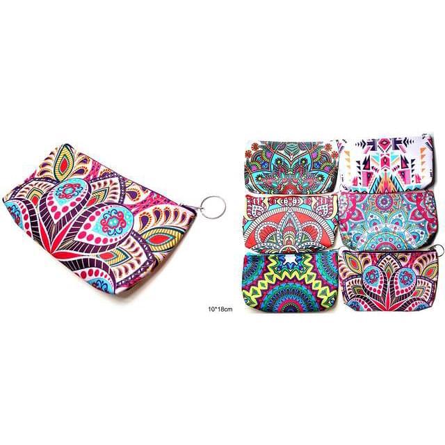 Boho Print Fashion Coin Purse - Assorted image