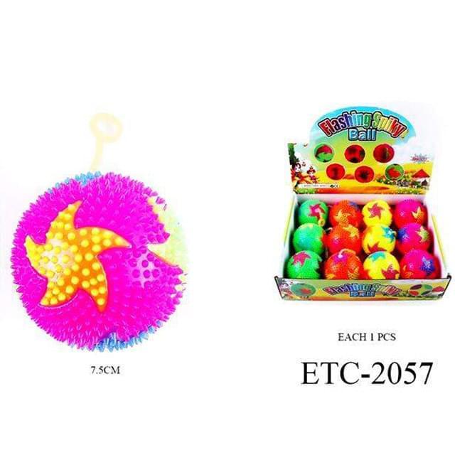 Light-Up Spiky Squish Balls - Star image