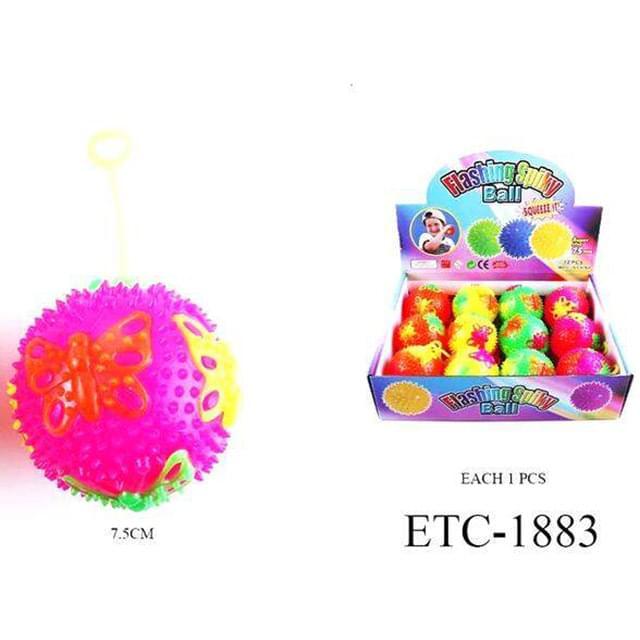 Light-Up Spiky Squish Balls - Butterfly image